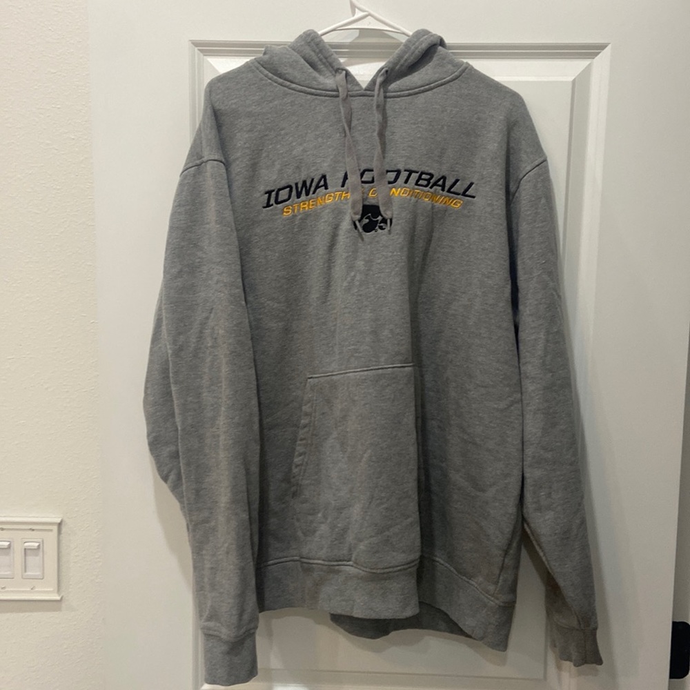 Hooded Iowa football sweatshirt